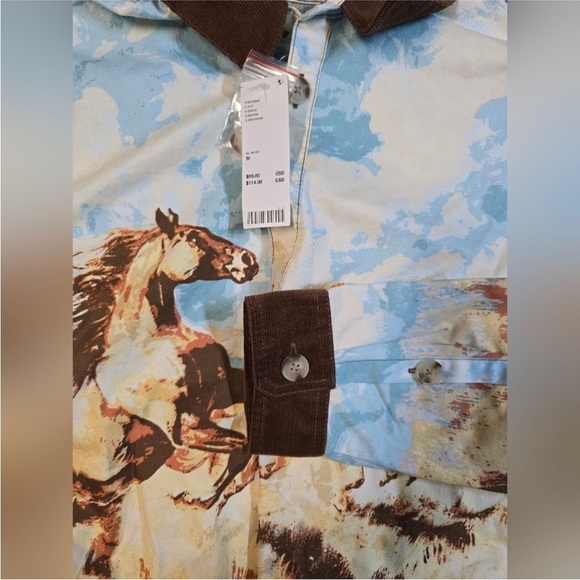 Urban Outfitters BDG Dru Printed Twill Chore Jacket - Picture 8 of 8